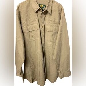 Cabala’s outdoor outerwear shirt size 2XLT hunting heavy duty work long sleeves